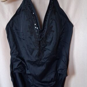 Newport News Black Swimwear